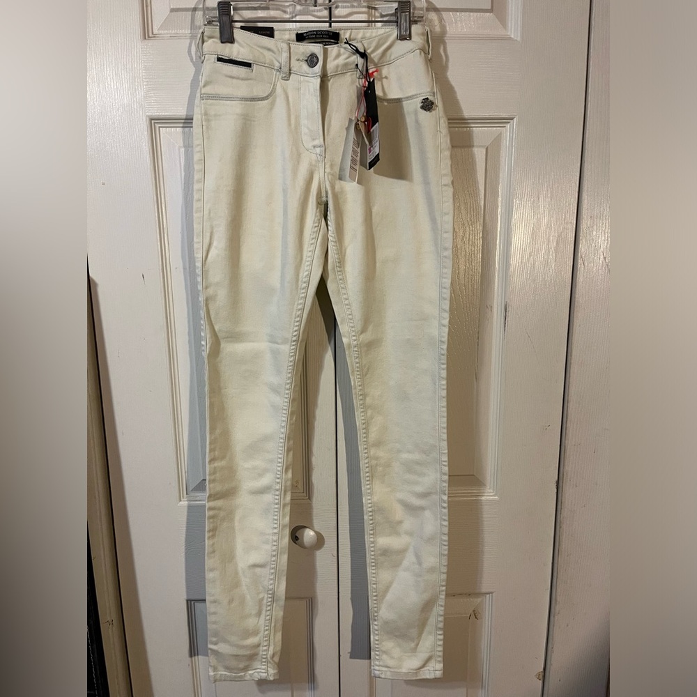 Maison Scotch La Femme Selon Marie White Jeans. NWT’s Size 25